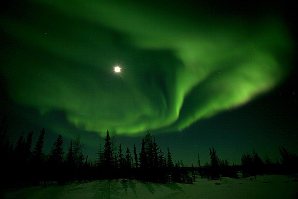 Aurora & Moon
