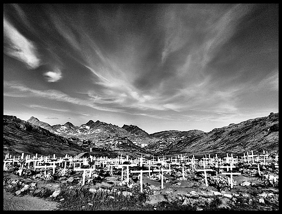 Tassilaq Cemetery, East Greenland