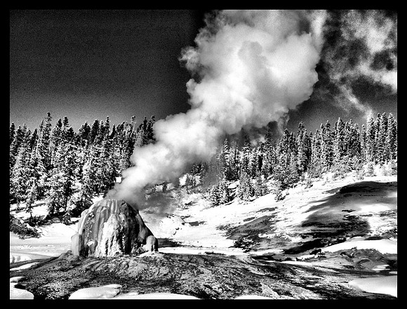 Lone Star Geyser, Yellowstone National Park