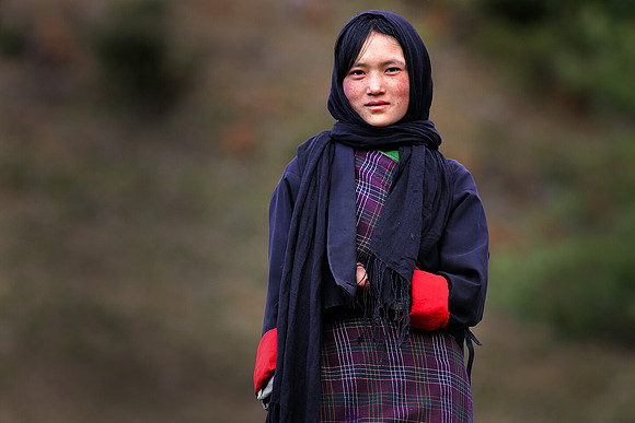 School Girl, Bhutan