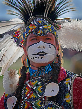 Fancy Dancer Portrait, Browning, Montana
