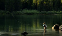 Fly Fishing, Glacier National Park, Montana