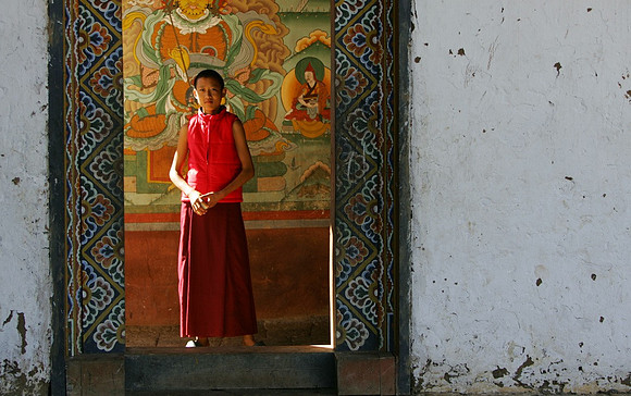 Bhutan Monk