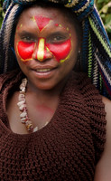 Huli Girl, Papua New Guinea