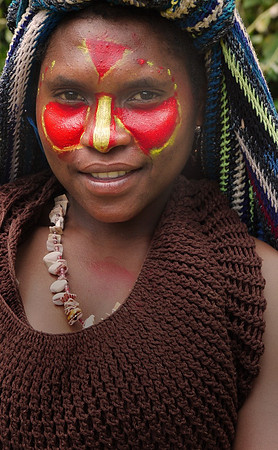 Huli Girl, Papua New Guinea