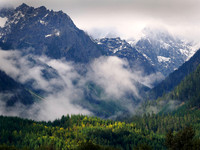 This Tweedsmuir area of the Coast Mountains provides some of Canada's most striking scenery.