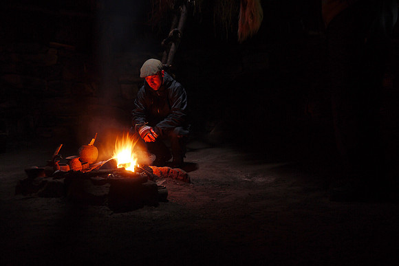 Warming Fire, Scotland