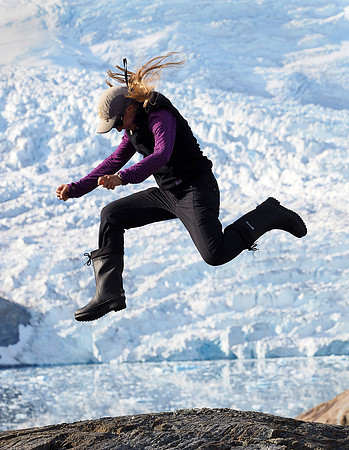 Melissa Catching Big Air, Greenland